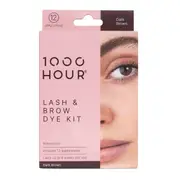 1000Hour Eyelashes & Brow Dye Kit Dark Brown each