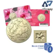 2019 $1 MOB OF ROOS COOKTOWN ORCHID PRIVY MARK BRIS ANDA MONEY EXPO COIN ON CARD