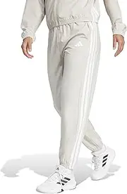 [adidas] KQO56 Women's Long Pants, Train Essentials 3-Stripes Woven Pants