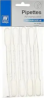 Vallejo Acrylicos Medium Size Pipettes Set of 8-Piece, 3ml