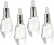 Pack Essential Oil Bottles Leakproof Glass Dropper Bottles Refillable for Oils Cosmetics Travel Ml
