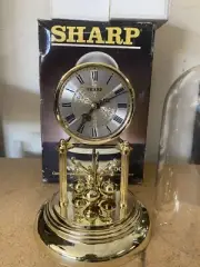 Vintage New Sharp Quartz Anniversary Clock Chronometer Classic Empire Design