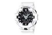 Casio G-Shock GA-700-7AD Mens White Analogue Digital Watch Black Dial Resin 200M