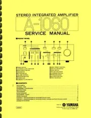 Yamaha A-1060 stereo integrated Amplifier SERVICE MANUAL