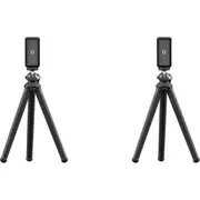 2x FireFly FFT-F1C Flexible Camera Tripod w/ Removable Smartphone Holder Black