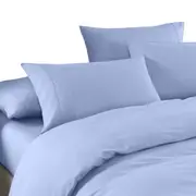 Royal Comfort 2000Tc 6 Piece Bamboo Sheet & Quilt Cover Set Cooling Breathable King Light Blue Quilt Covers