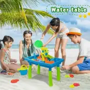 2in1 Water Sand Table Kid Sandpit Beach Play Swimming Pool Toys Outdoor Activity