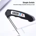 Digital Meat Thermometer Food Temperature Gauge For Outdoor Grilling Black