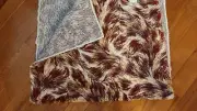 Abyss Gaspar Bath Rug in RED, WHITE, PURPLE Multi Size 27x47 ~Made in Portugal