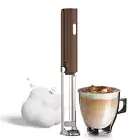 Electric Milk Frother Rechargeable Handheld Foam Maker for Coffee 3 Levels Q0B8