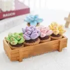 Fashion Artificial Succulent Bonsai Plants Home Table Living Room Decor