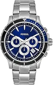 [FOSSIL] Briggs Silver Chronograph Watch CH2927