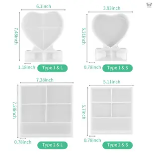 矩形大號 DIY水晶滴膠相框擺件矽膠模具