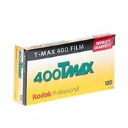 Kodak Film T-Max 400 B&W Negative Film (120 Roll Film, 5-Pack)