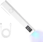 Handheld UV Light for Gel Nails,Rechargeable Small LED Display Pen for Nails - 2 Timers Handheld Glue Dryer, Professional Cordless Lamp for Women
