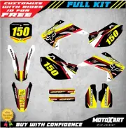 Custom Graphics Full Kit to Fit Honda CRF 150 R 2007 - 2020 SPEEDER STYLE decals