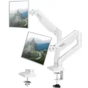 Dual Monitor Desk Mount - Adjustable Monitor Arm for 2 Monitors up to 32 inch...