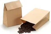 LOOKSGO 50 Pcs 7.1 * 4.3 * 12.6 Inches Brown Paper Bags Kraft Bags Party Favor Gift Wrapping Bags Bulk