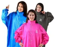 在飛比找Yahoo!奇摩拍賣優惠-直接免運 JUMP 前開素色連身休閒風雨衣(2XL~4XL)