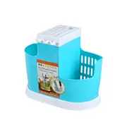 2Pcs Knife Holder Spoons Chopsticks Organizer Kitchen Drain Rack Tableware Cage Plastic Storage Shelf Gadgets Tools Stand For Knife