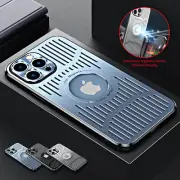 For iPhone 15 Pro Max 14 13 12 Metal Magsafe Case Hollow Aluminum Alloy Cover