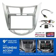 Aerpro 9" Multimedia Receiver Head Unit Kit to suit Hyundai Accent 2016-2020 - AKHY23