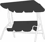Metal Case for 3 People with Awning, Waterproof, for Garden and Roof Swing for Patio Furniture