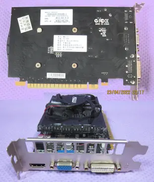 【Nvidia GeForce】MSI N630GT-MD2GD3 微星 2G 獨顯， VGA + DVI + HDMI