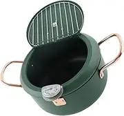 PEPLAYTAL 1Pc Japanese Style Nonstick Tempura Frying Pot Deep Fryer for Oil Cooking for Kitchens Restaurants and Parties