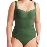 Body by Nancy Ganz Women's Shelley One Piece Swimsuit - Forest