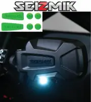 Green Seizmik Pursuit Night Side Mirrors- 2013-2019 Polaris Ranger 900 XP / Crew