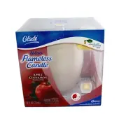 Glade Wisp Flameless Candle Apple Cinnamon Air Freshener Battery Powered New