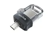 SanDisk OTG USB Drive Ultra 32GB Dual Clear Flash Drive Memory Stick SDDD3-032G