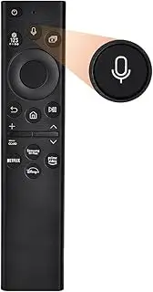 Voice-Compatible Universal Remote Control for Samsung Smart TVs: BN59-01385A Replacement – Designed for Frame, Serif, Crystal, Solar, UHD, Neo QLED, OLED, 4K, 8K Models, No Solarcell.