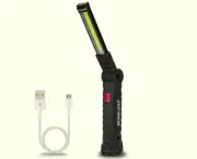 Rechargeable LED folding work light, 5W, Magnetic base