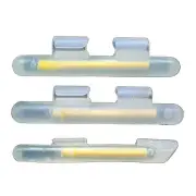 100pcs Fluorescent Fishing Rod Glow Clip-on Lights Sticks Fishing Tackle M