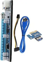 OSALADI Pcie Riser Card for External Graphics Pci to Pci Adapter with USB Cable Enhance Gaming Multimedia Performance Laptops