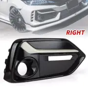 Passenger Right Front Fog Light Cover For Honda Civic 2017-2021 5 Door Hatchback (for: Honda)