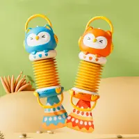 在飛比找momo購物網優惠-【FUN TOYS 童趣】幼兒早教貓頭鷹音樂手風琴玩具(幼兒