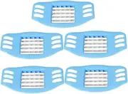 Cabilock 5pcs Potato Slicer Potatoes French Fries French Fries Cut Vegetable Chopper Chopper for Carrot Onion Vegetable Stripe Cutter Kitchen Ware Kitchen Gadgets Blue 430 Stainless Steel