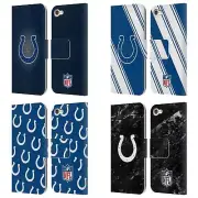NFL INDIANAPOLIS COLTS ARTWORK LEATHER BOOK CASE FOR APPLE iPOD TOUCH MP3