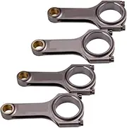 4x forged Connecting Rods Compatible With Civic Si HX GX DX VP 2001-2005 137mm Conrods ARP2000 Bolts