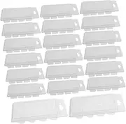 DOITOOL 25pcs Wax Melt Clamshell Containers Molds for DIY Wax Melting Easy Maintenance Organization Versatile Storage for Crafts Accessories