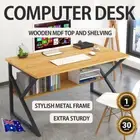 Crusade Desk Computer Workstation Home Office Desks Study Table Storage