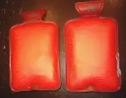 SHARPER IMAGE Reusable Hand Warmers 2 new with heated thermo-gel easy to use