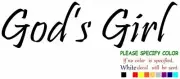God's Girl Vinyl Decal Sticker Car Window Bumper Wall Laptop 12"