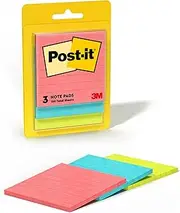 Post-it Notes Jaipur Collection Lined 76x76mm 6301 (Pack of 3)