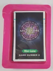 Who Wants To Be A Millionaire Card Mini Game - Game Number 2 - Factory Sealed