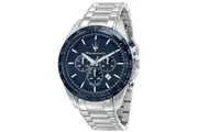Maserati Traguardo Chronograph Stainless Steel Blue Dial Quartz R8873612043 100M Men's Watch
