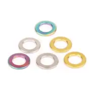 5 Pcs Bike Stem Bolts Washers Lightweight Spacer Alloy Flat Washers